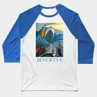 The Future Rises by Umberto Bendetta Baseball T-Shirt